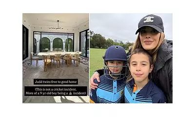 Bec Judd's Christmas Chaos: Twins Destroy £7.3m Mansion's Curtains