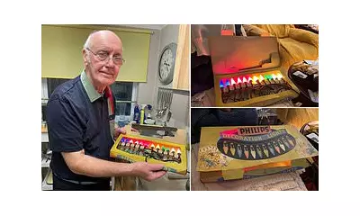 Britain's Oldest Christmas Lights Still Shine After 69 Years
