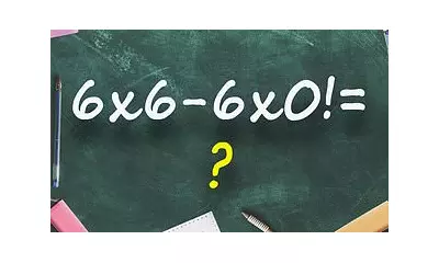 Deceptive Math Puzzle Divides Internet: Can You Solve 6 × 6 – 6 × 0!?