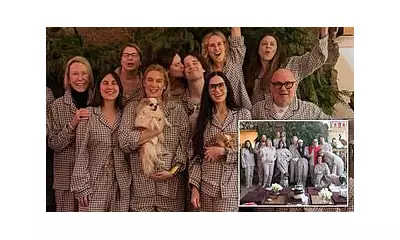 Demi Moore Shares Festive Family Photo Amid Bruce Willis Dementia Battle