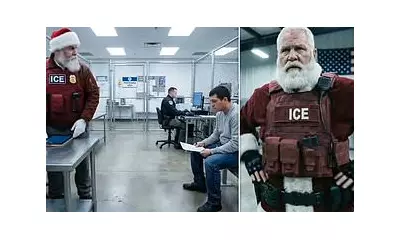 ICE Deploys 'Santa Claus' in Controversial Self-Deportation Ad Campaign