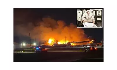 Major Fire Erupts at Roswell Air Center Near Infamous Hangar 84 UFO Site