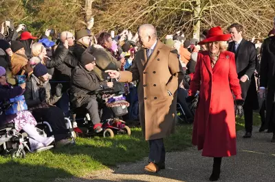 Royal Family's Christmas Walk: King Leads Service as Andrew's Absence Noted