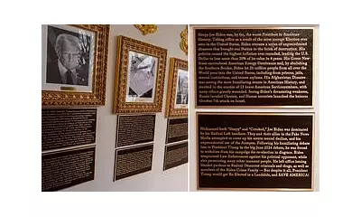 Trump's 'Presidential Walk of Fame' Gets Controversial Upgrade Mocking Biden