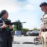 2025's Most Bizarre Political Photos: From Ostrich Bites to Machine Guns