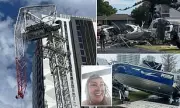 30-Tonne Crane Collapses in Christmas Day Storm, Forcing Holidaymakers to Flee