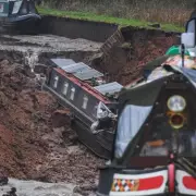 4am Canal Horror: Sinkhole Swallows Narrowboats in Shropshire