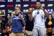 Anthony Joshua Weighs In 26.8lbs Heavier Than Jake Paul for Miami Bout