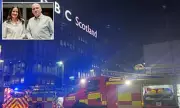 BBC Scotland evacuated as fire halts broadcasts: 40 firefighters tackle blaze