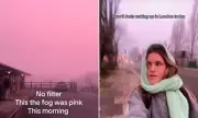 Brits Stunned by Rare 'Pink Fog' Phenomenon Over December Skies
