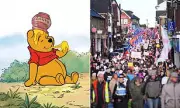 Council spends £450k on Winnie-the-Pooh as town protests asylum seeker camp