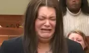 Former beauty queen sobs as she gets life for toddler's murder in US dorm