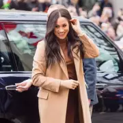 Get Meghan Markle's Look: M&S 'Slimming' Camel Coat Dupe for £70