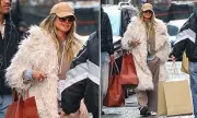 Heidi Klum's Festive NYC Shopping Spree with Adult Children Henry & Leni