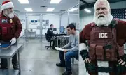 ICE Deploys 'Santa Claus' in Controversial Self-Deportation Ad Campaign