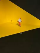 iPhone Photo Captures Granddaughter's Joy at Sci-Fi Art Exhibition