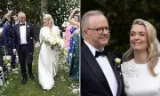 Jodie Haydon Stuns in Avant-Garde Gown by Romance Was Born for PM's Wedding