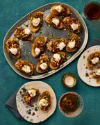 Jose Pizarro's Festive Montaditos: Caramelised Sprouts with Panceta