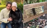 Kelsey Parker's Christmas tribute to stillborn son Phoenix on Tom's bench