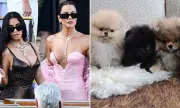 Kim and Khloe Kardashian Face PETA Backlash Over Christmas Puppy Gifts