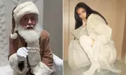 Kim Kardashian's Beige SKIMS Santa Sparks Festive Fury and Ozempic Jokes