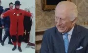 King Charles Recalls 'Bloody Cold' 1975 Arctic Ice Dive in Bowler Hat