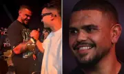 Latrell Mitchell's French Surprise Delights Fans at Tszyu Boxing Event