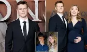 Lucas Till Expecting Second Child with Wife Skyler Samuels at Netflix Premiere