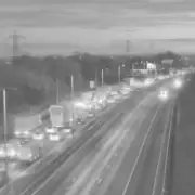 M6 Crash Near Birmingham: Overturned Car Causes 55-Minute Delays