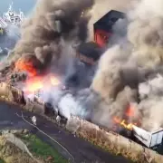 Major Methil Harbour Explosion Shakes Fife Homes as HGVs Catch Fire