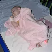 Mum's urgent warning after baby's toe nearly amputated by hair in sock