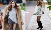 Myleene Klass Stuns in Winter Hot Pants After Katie Price MBE Apology