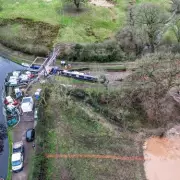 Narrowboats Remain Trapped in Shropshire Canal Sinkhole One Week On