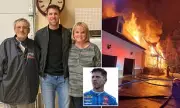 NASCAR star Denny Hamlin's father dies in house fire weeks after emotional tribute