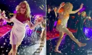 Penny Lancaster, 54, Dances the Night Away in Sparkling Disco Dress Ahead of 'Grandma' Christmas