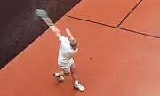 Rackets star Robbie Temple hits 161mph ball but misses world record at Queen's