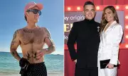 Robbie Williams' Shirtless Beach Snap Reveals 2 Stone Weight Loss Journey