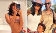 Rochelle Humes stuns in bikini on family holiday amid 'forever home' build