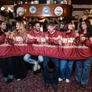 Southern Comfort's Six-Person Christmas Jumper Aims to Warm Pub Reunions