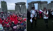 Thousands Gather at Stonehenge for Winter Solstice Sunrise on Shortest Day
