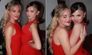 Tina O'Brien, 42, stuns fans looking like sister to daughter Scarlett, 17, in red dresses