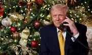 Trump's Christmas Eve Call: Jokes on Immigration and 'Bad Santas'