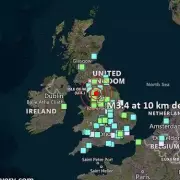 UK Earthquake Map Reveals Hundreds of Locations Rocked by 3.4 Magnitude Tremor