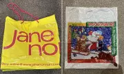 Vintage Christmas Carrier Bags Spark 90s Nostalgia & Now Sell for £20+