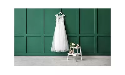 Bride Books Plane Seat for Wedding Dress on Ryanair Flight