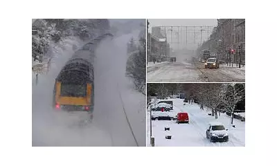 Heavy Snow Threatens Scottish Schools' Return: Up to 15 Inches on Ground