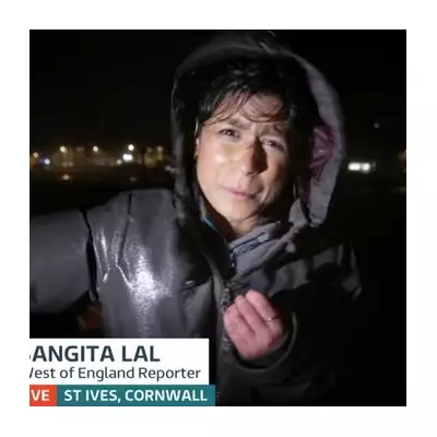 ITV Anchor Battles Storm Goretti On Live TV As 40mph Winds Hit Cornwall