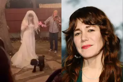 Jenny Lewis 'marries' her dog Bobby Rhubarb for 50th birthday celebration