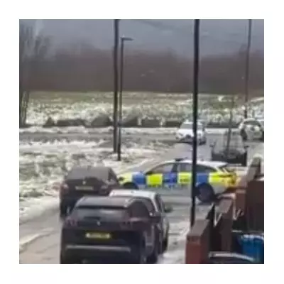 Major Emergency Incident Near Sheffield Pond: Five Police Cars and Ambulance Deployed