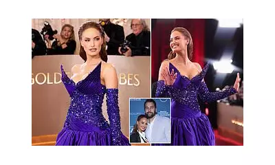 Model's Golden Globes Glamour Amid Ex-Husband's $75k Lawsuit Over Livestream